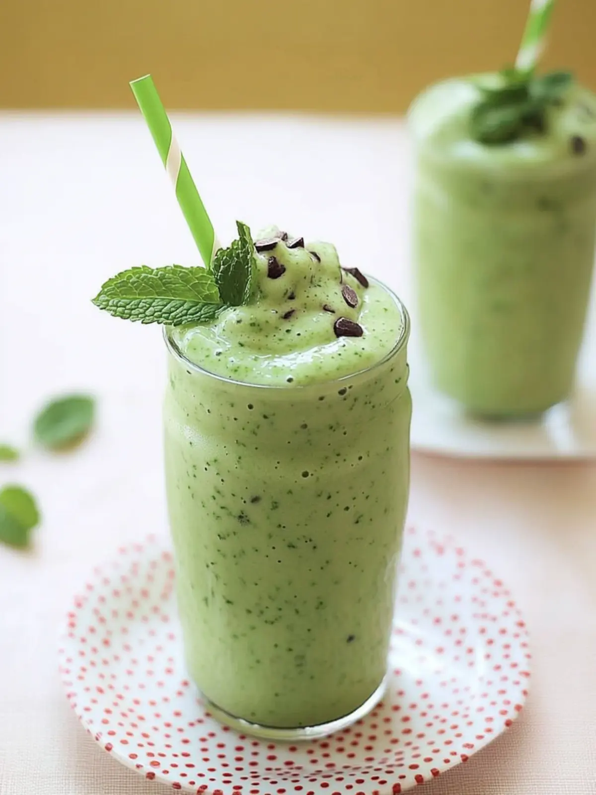 Guilt-Free Mint Chip Shake: High Protein & Deliciously Healthy
